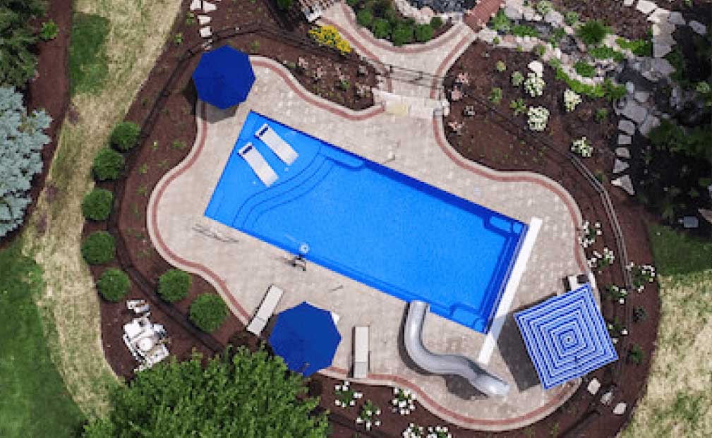 fiberglass pool sizes and shapes